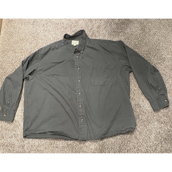 Cabela’s 3XL Long Sleeve Button Up Shirt Gray Casual Workwear - Picture 2 of 15